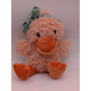 Orange Duck Fluffy Plush 11 Inch MTY International Stuffed Animal Toy